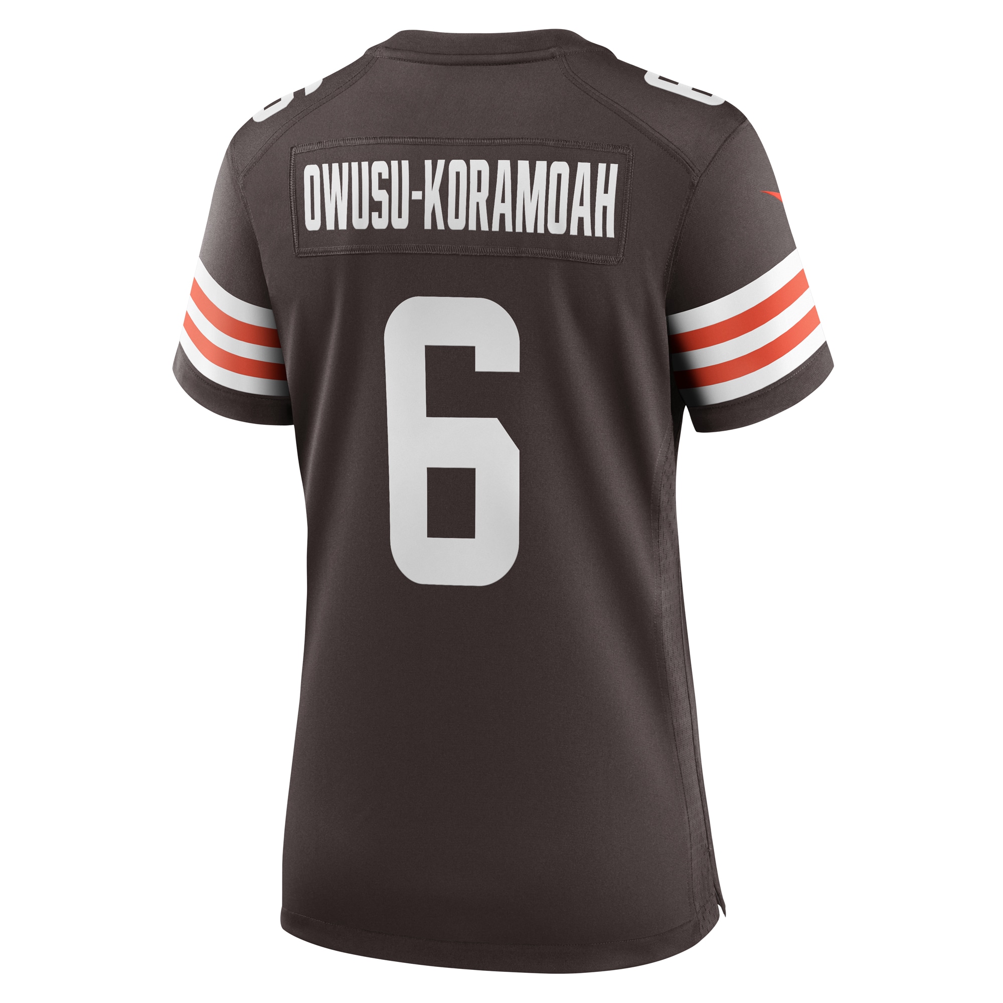 Cleveland Browns Jeremiah Owusu-Koramoah Brown Team Game NFL Jersey Women's