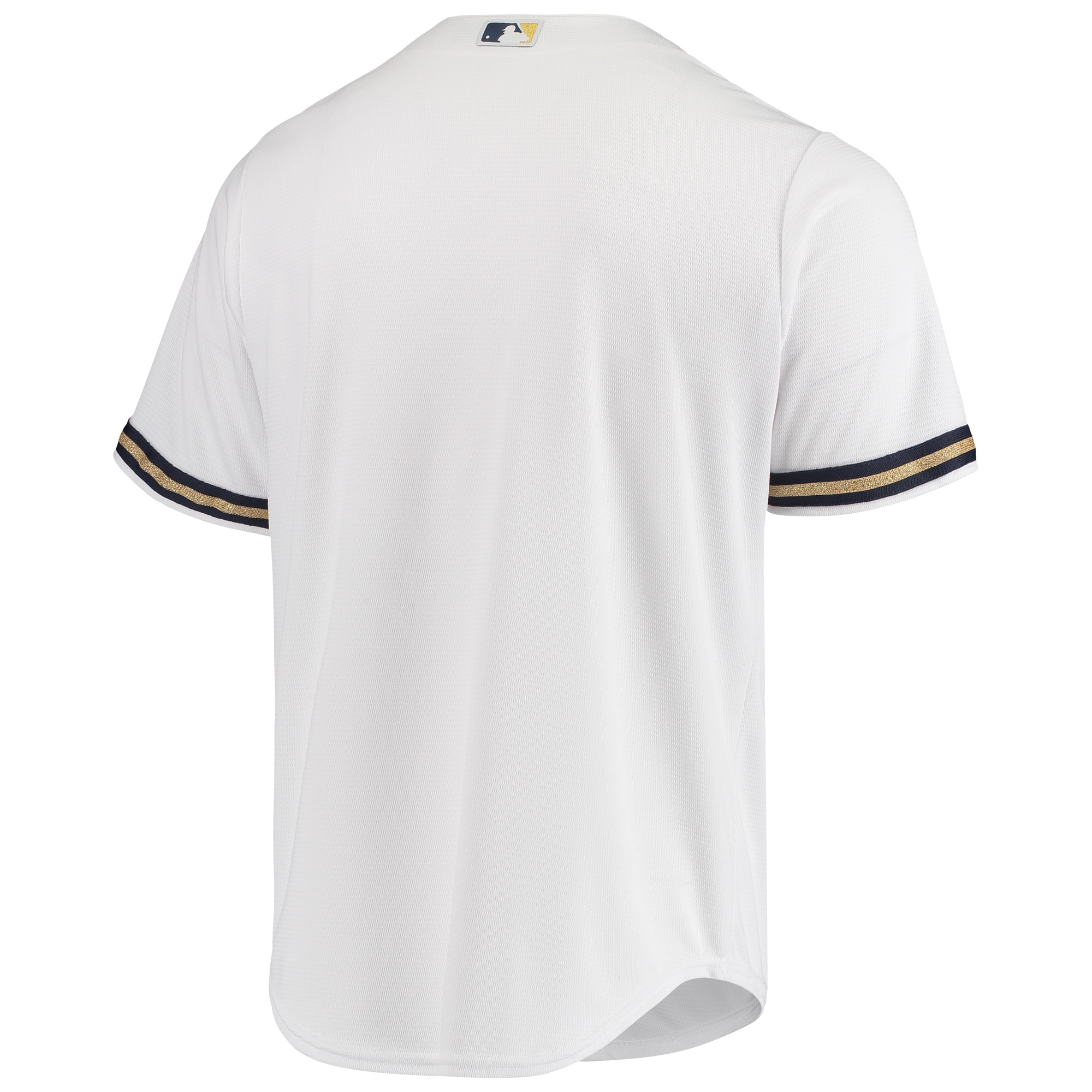 Milwaukee Brewers Majestic White Team Official MLB Jersey Men's
