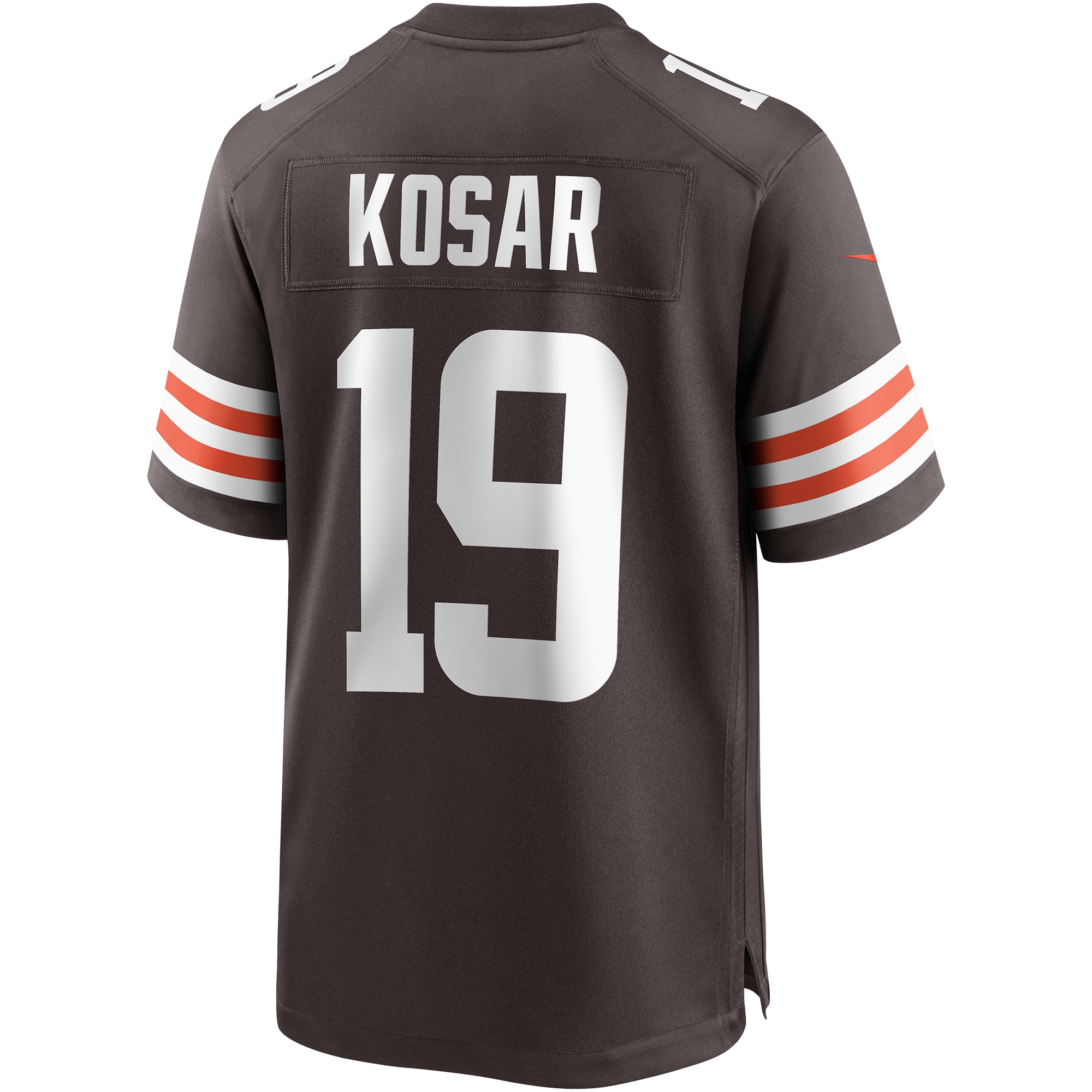 Cleveland Browns Bernie Kosar Brown Game Retired Player NFL Jersey Men's