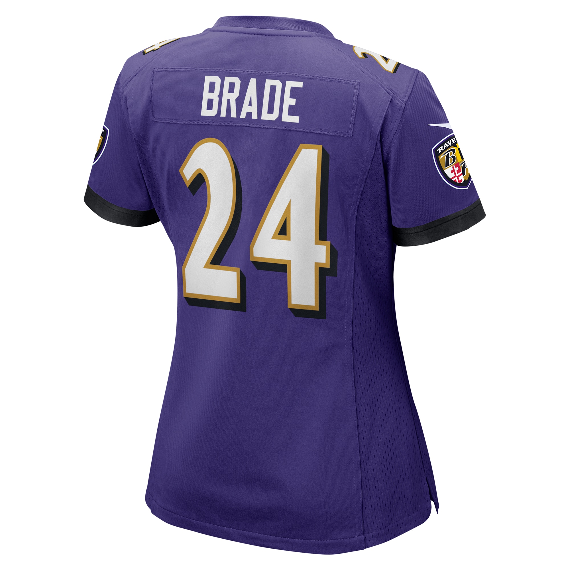 Baltimore Ravens Beau Brade Purple Game NFL Jersey Women's