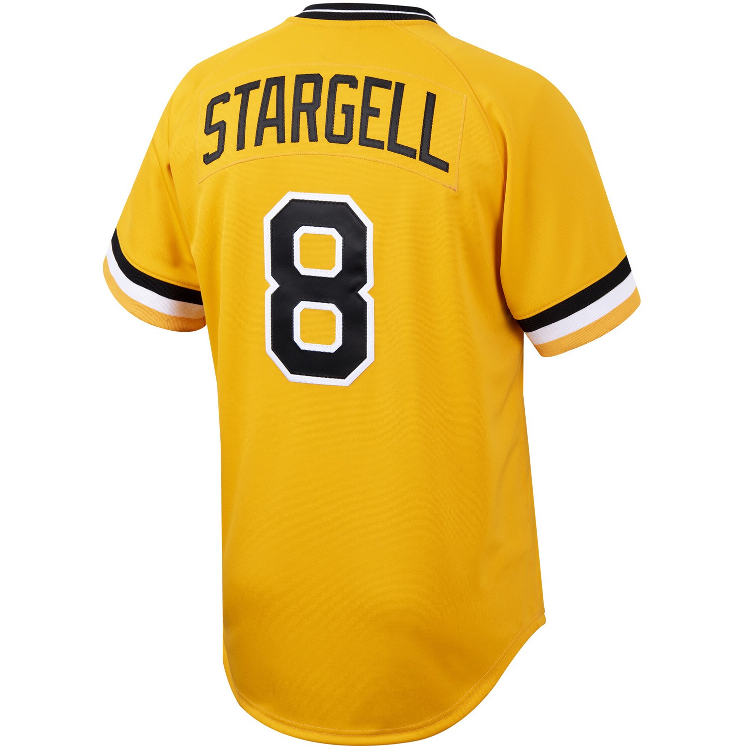 Willie Stargell Pittsburgh Pirates Mitchell Ness Cooperstown Collection Gold MLB Jersey Men's