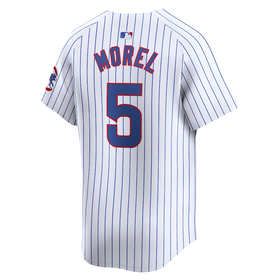 Christopher Morel 5 Chicago Cubs Home Limited Player White MLB Jersey Men's