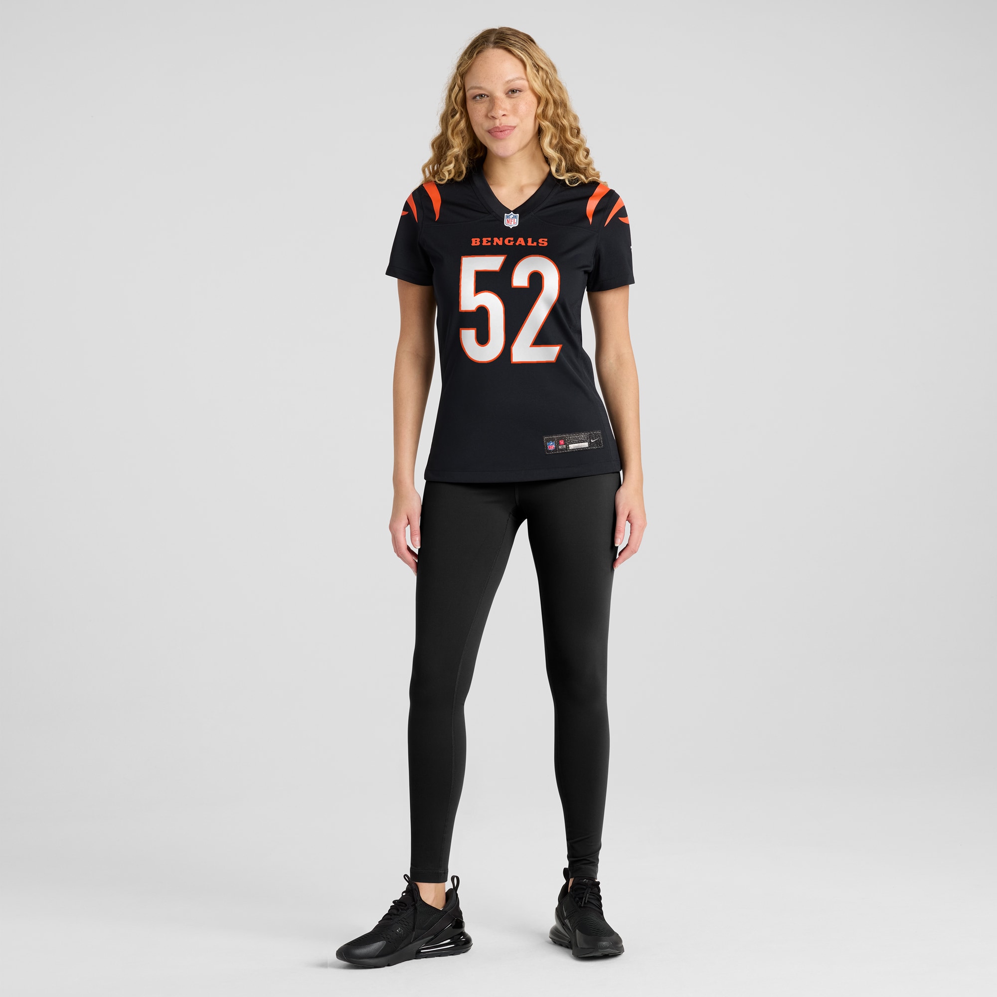 Cincinnati Bengals Cedric Johnson Black Game NFL Jersey Women's