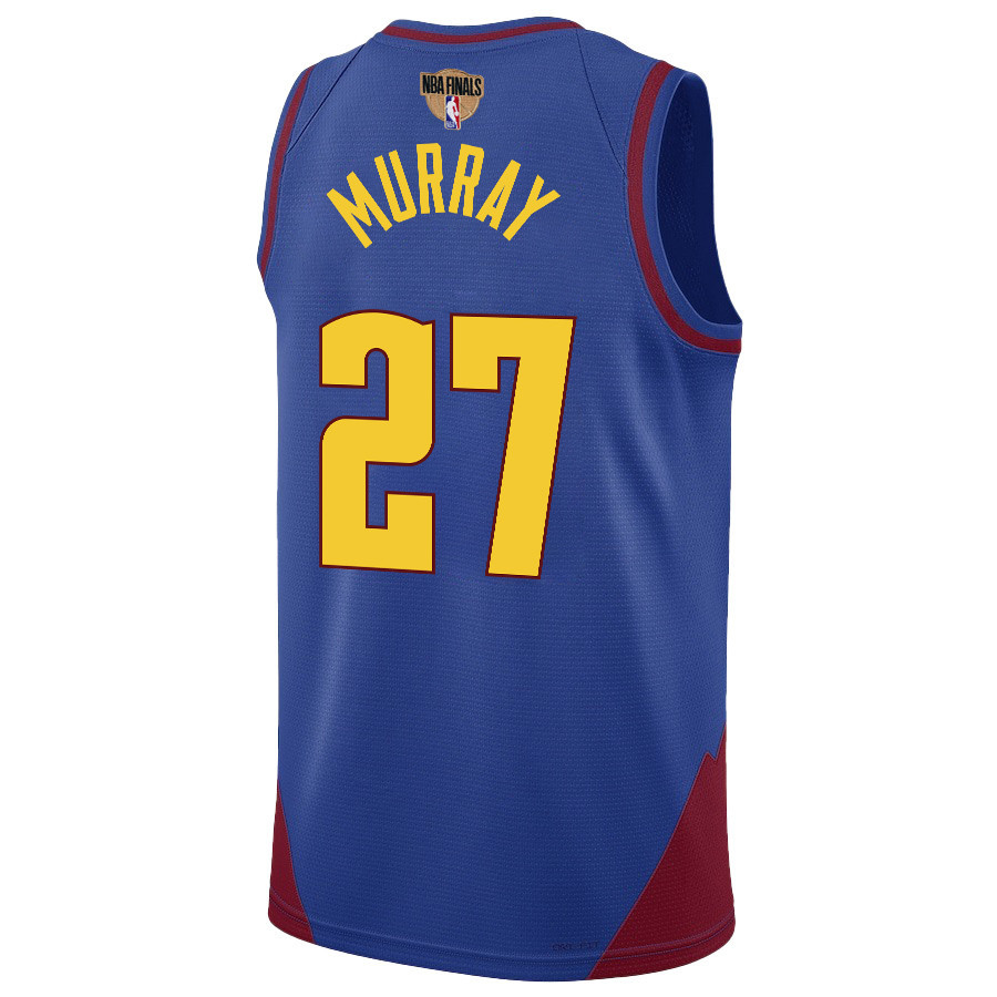 Jamal Murray 27 Denver Nuggets Final Champions 2023 Swingman Blue NBA Jersey Men's