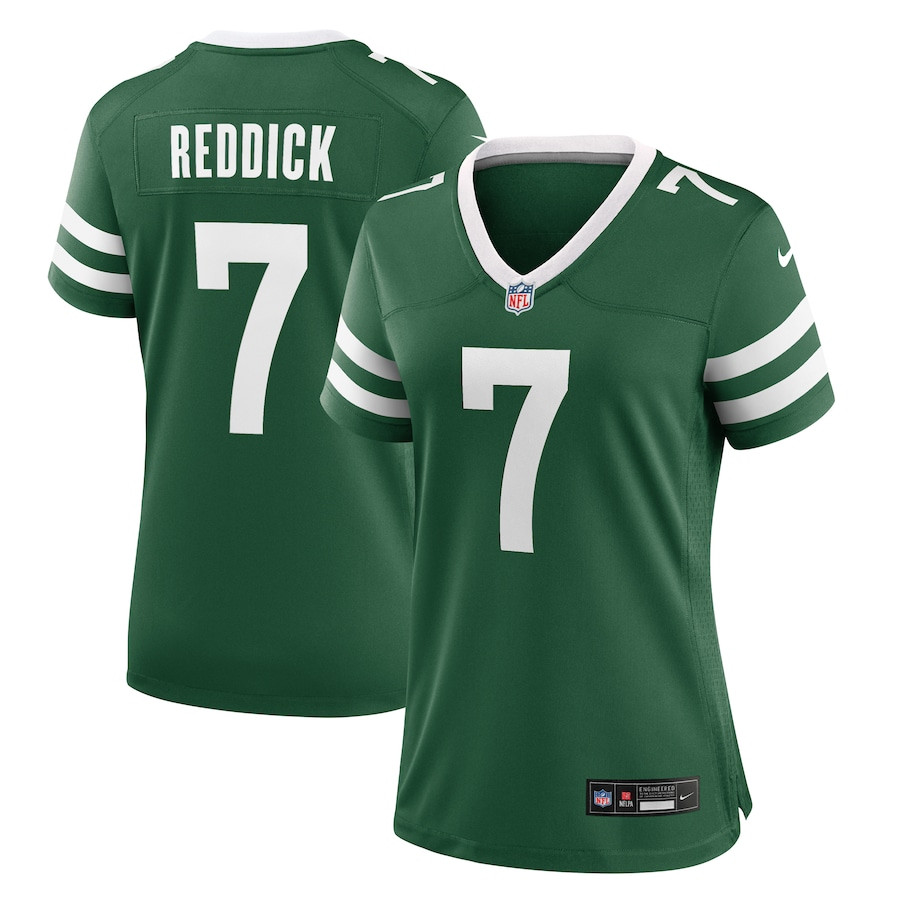 Haason Reddick 7 New York Jets Team Game Legacy Green NFL Jersey Women's