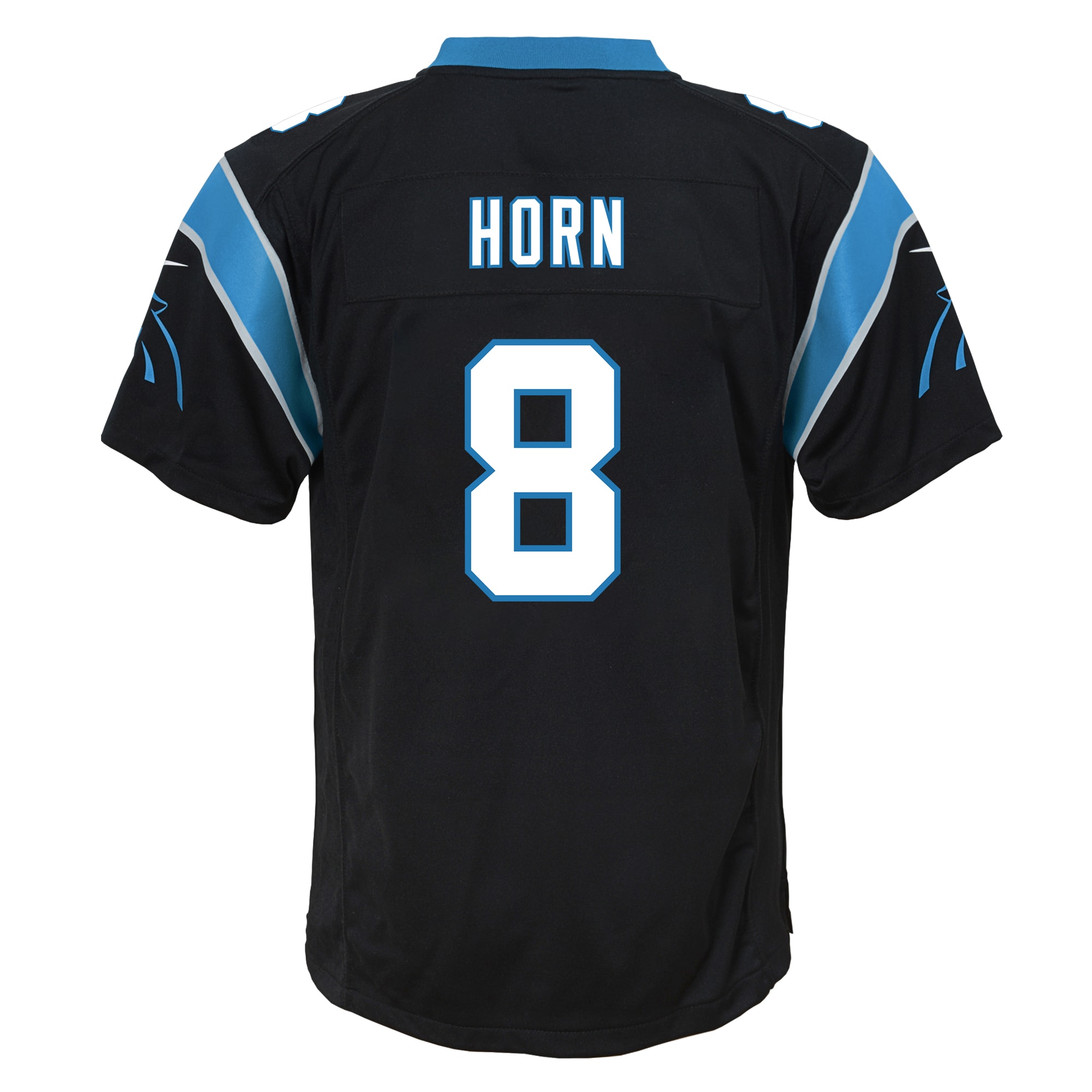 Carolina Panthers Jaycee Horn Black Game NFL Jersey Youth