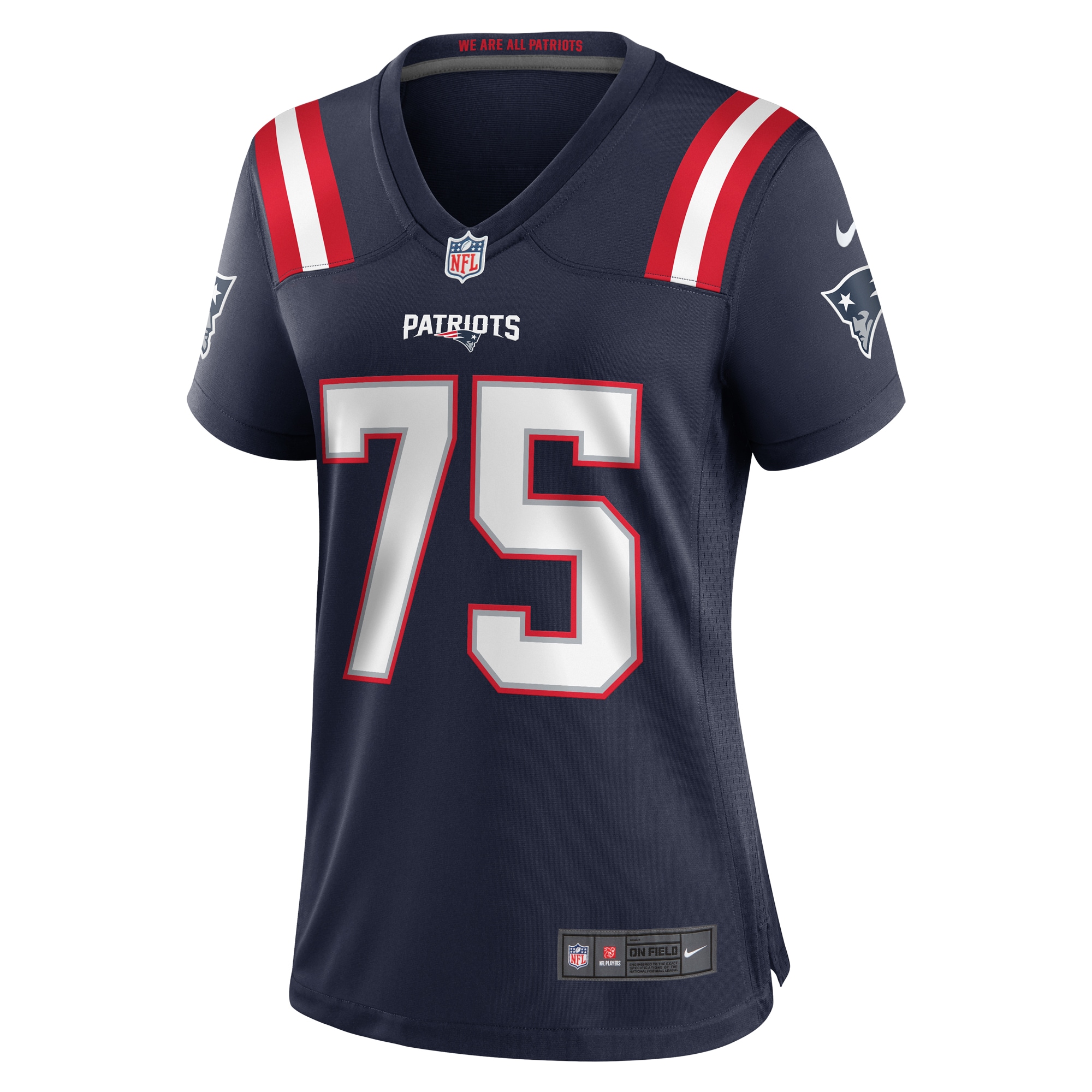 New England Patriots Conor McDermott Navy Home Game Player NFL Jersey Women's