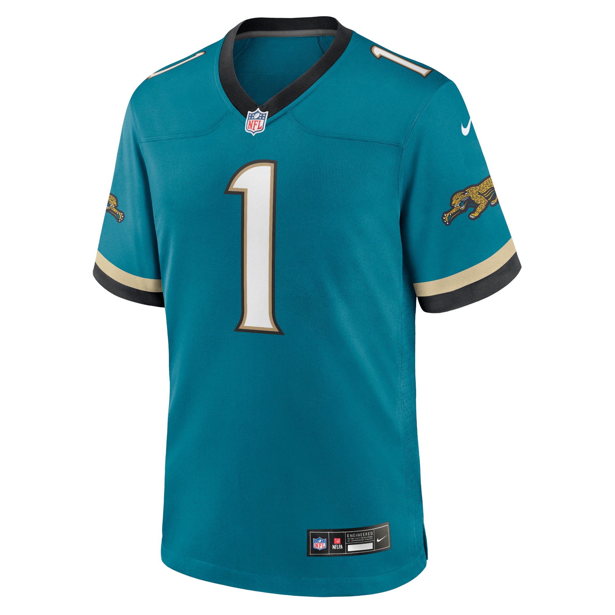 Jacksonville Jaguars Travis Etienne Jr Teal Prowler Throwback Player Game NFL Jersey Men's