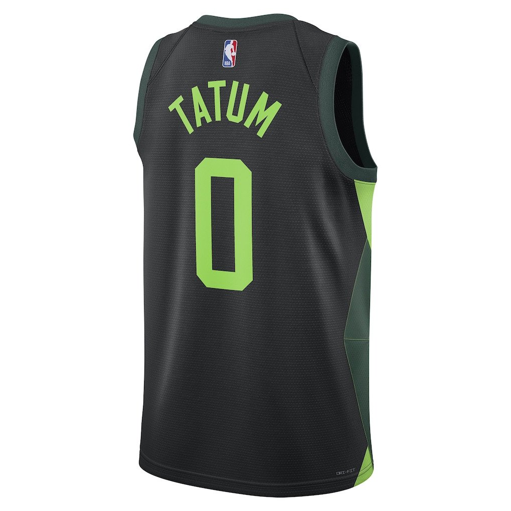 Jayson Tatum 0 Boston Celtics Unisex 2024/25 Swingman Player City Edition Black NBA Jersey Unisex
