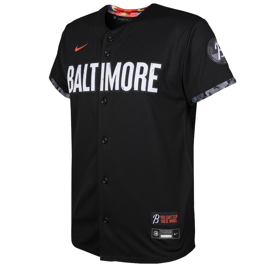 Cal Ripken 8 Baltimore Orioles 2023 City Connect Black MLB Jersey Youth