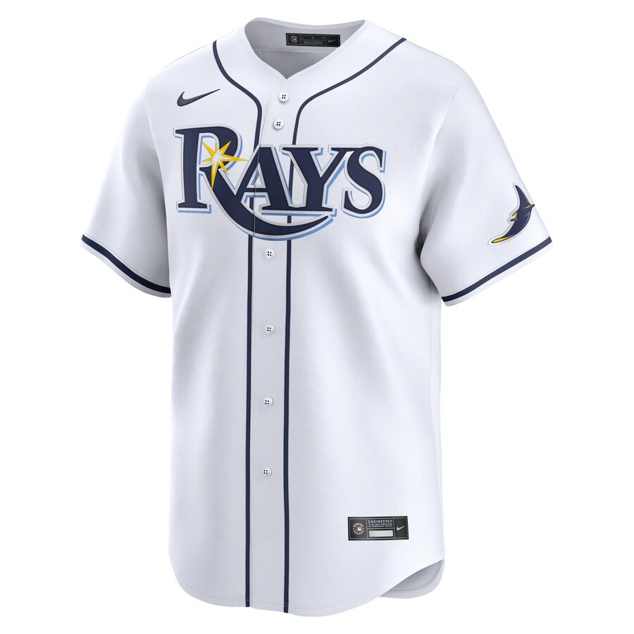 Wander Franco 5 Tampa Bay Rays Home Limited Player White MLB Jersey Men's