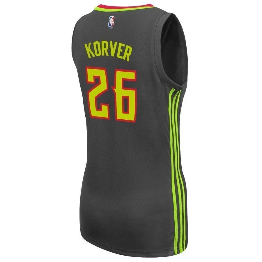 Kyle Korver Atlanta Hawks Road Charcoal NBA Jersey Women's