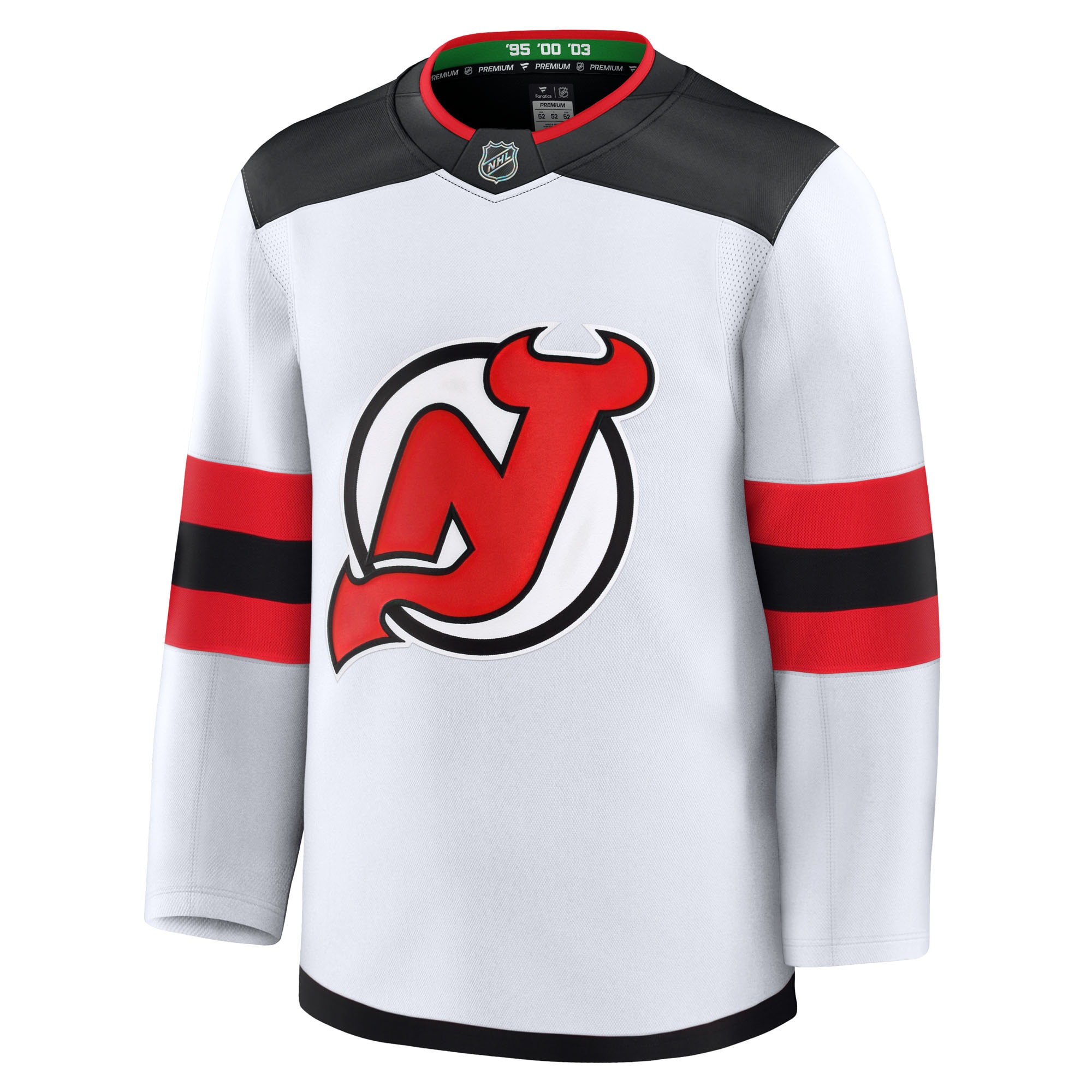 New Jersey Devils White Away Premium NHL Jersey Men's