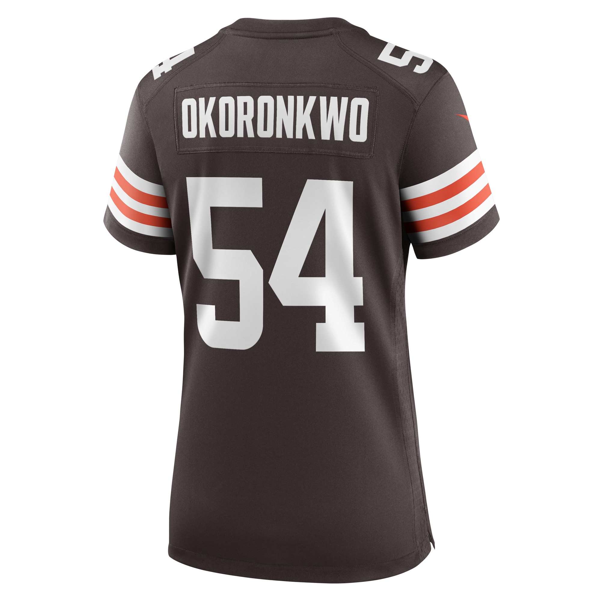 Cleveland Browns Ogbonnia Okoronkwo Brown Game Player NFL Jersey Women's