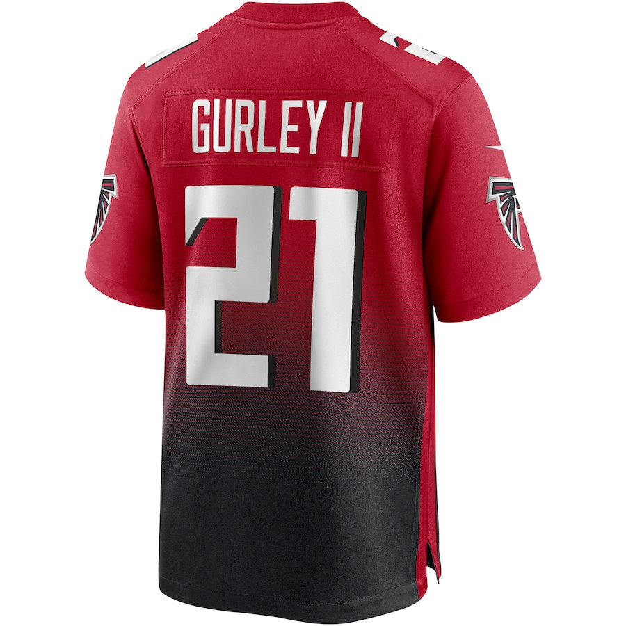 Todd Gurley II 21 Atlanta Falcons 2nd Alternate Game Red NFL Jersey Men's