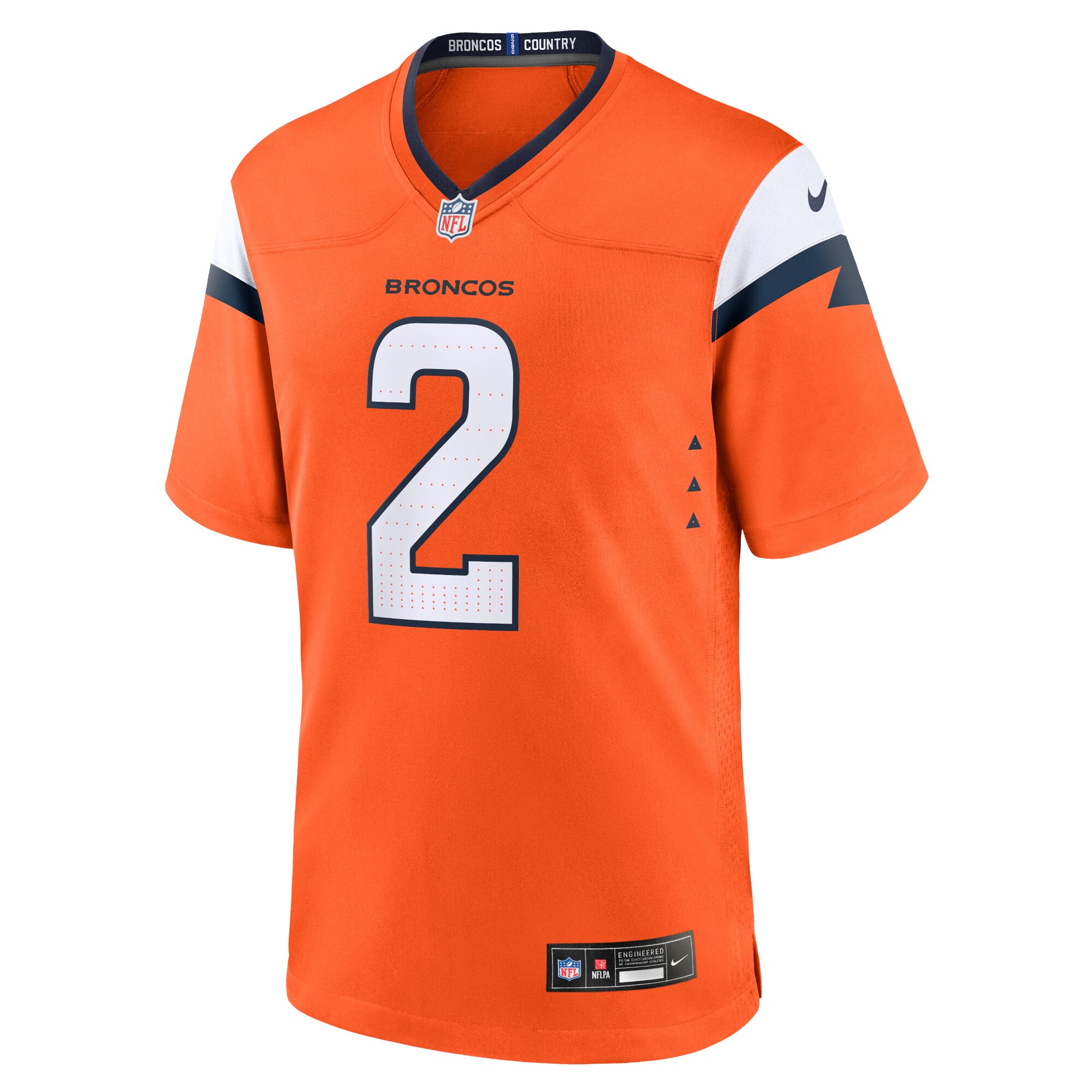 Denver Broncos Patrick Surtain II Orange Mile High Collection Game NFL Jersey Men's