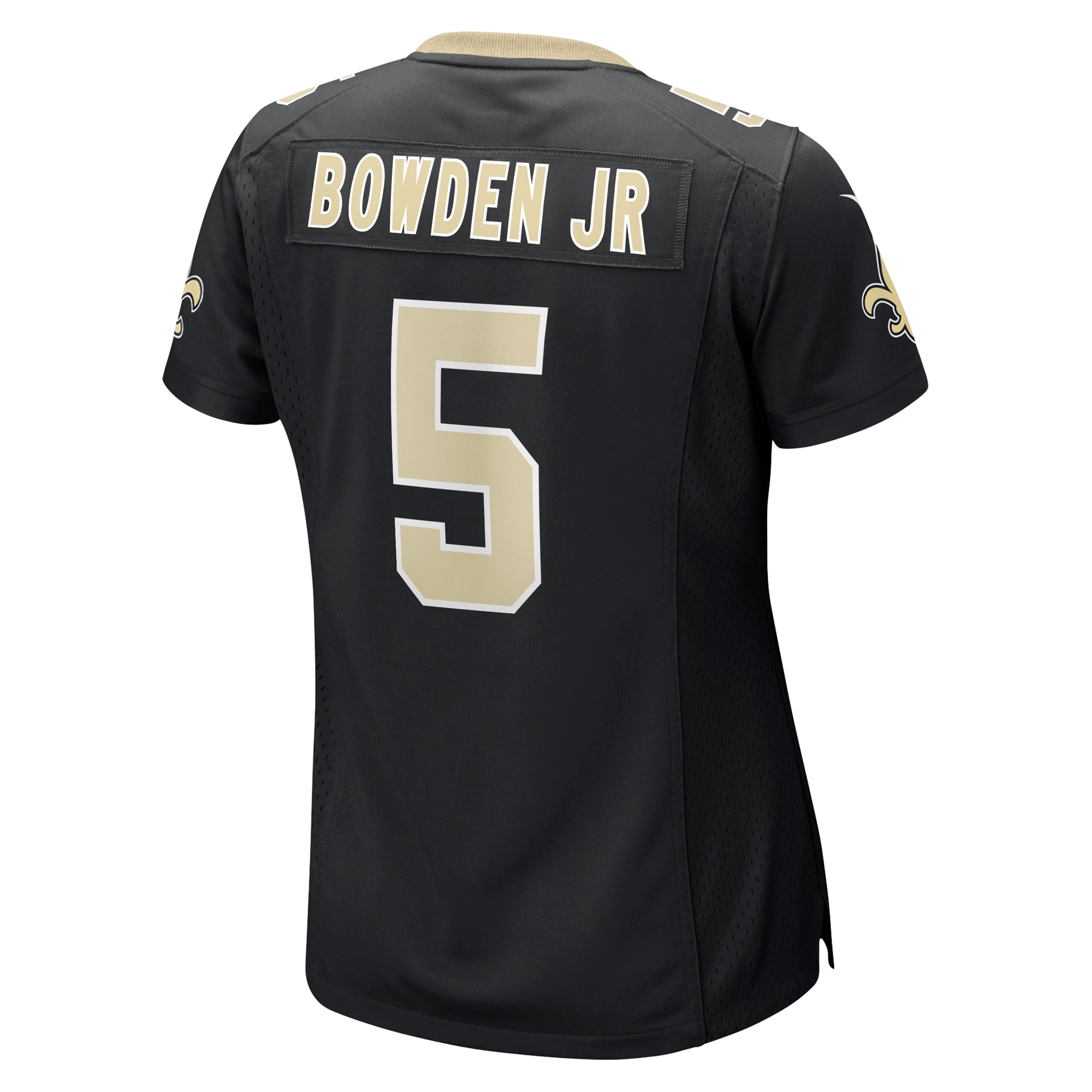 New Orleans Saints Lynn Bowden Jr. Black Team Game NFL Jersey Women's