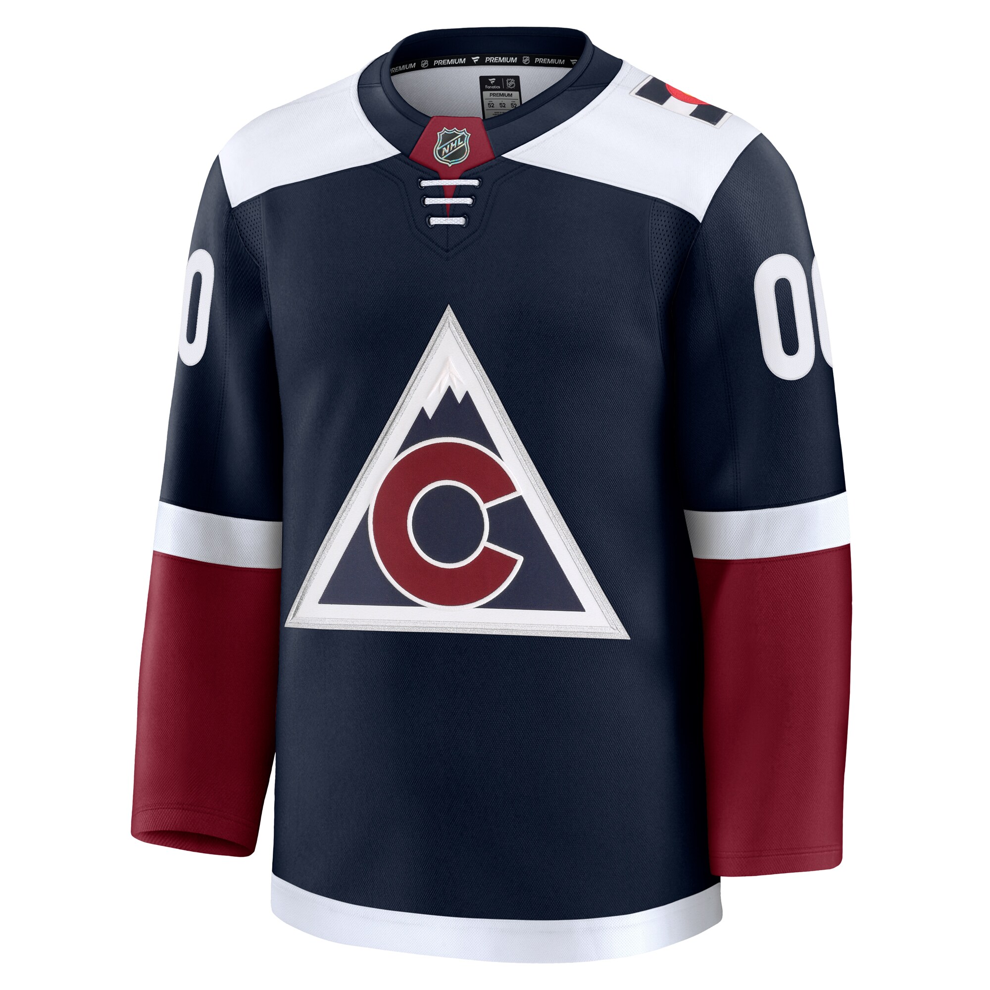 Colorado Avalanche Navy Alternate Premium Custom NHL Jersey Men's