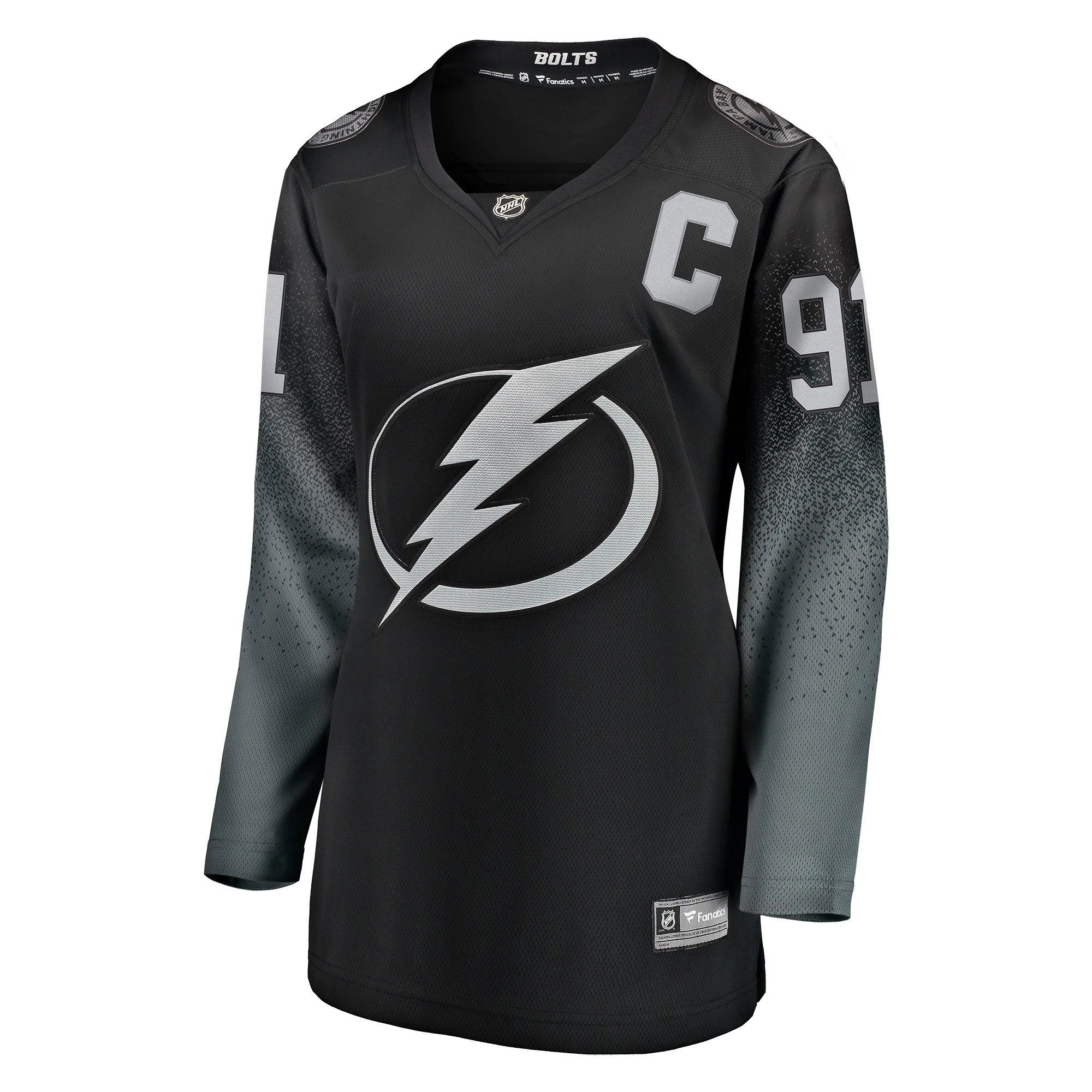 Tampa Bay Lightning Steven Stamkos Black Alternate Breakaway Player NHL Jersey Women's