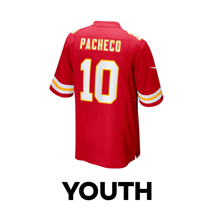 Isiah Pacheco 10 Kansas City Chiefs Pachinko Machine Game Red NFL Jersey Youth
