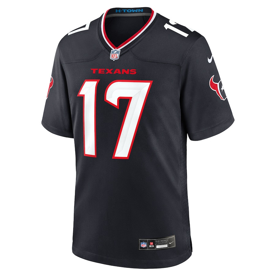 Kris Boyd 17 Houston Texans Team Game Navy NFL Jersey Men's