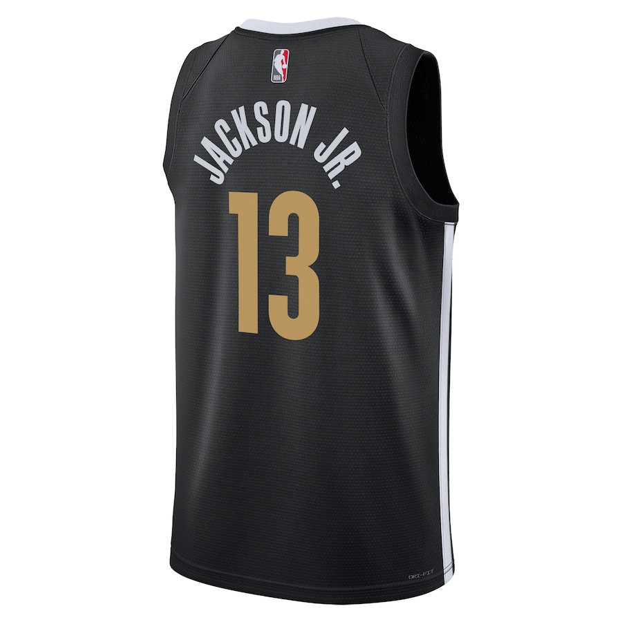 Jaren Jackson Jr. 13 Memphis Grizzlies 2023/24 City Edition Swingman Black NBA Jersey Men's