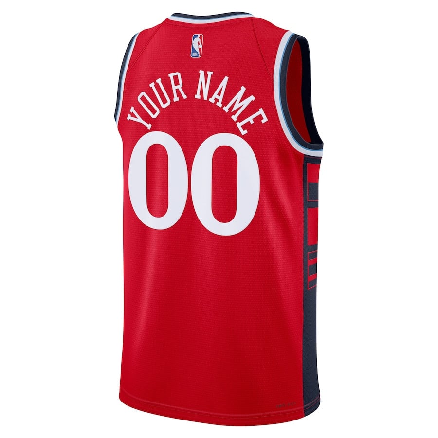 Los Angeles Clippers Unisex 2024/25 Custom Swingman Statement Edition Red NBA Jersey Unisex
