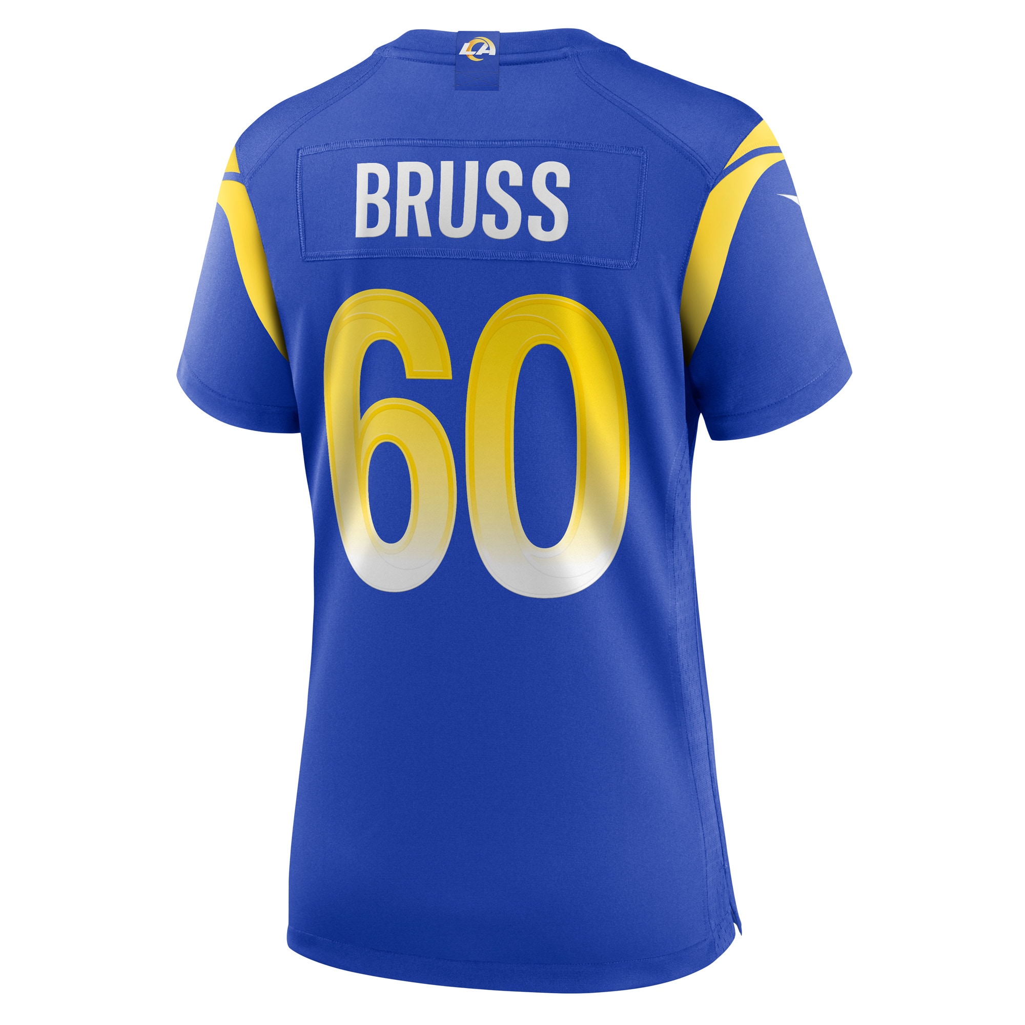 Los Angeles Rams Logan Bruss Royal Game Player NFL Jersey Women's