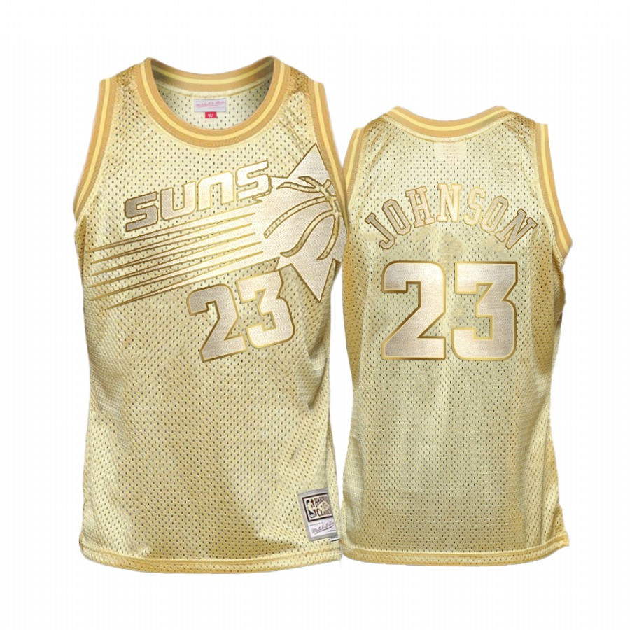 Cameron Johnson 23 Phoenix Suns Golden HWC Limited NBA Jersey Men's