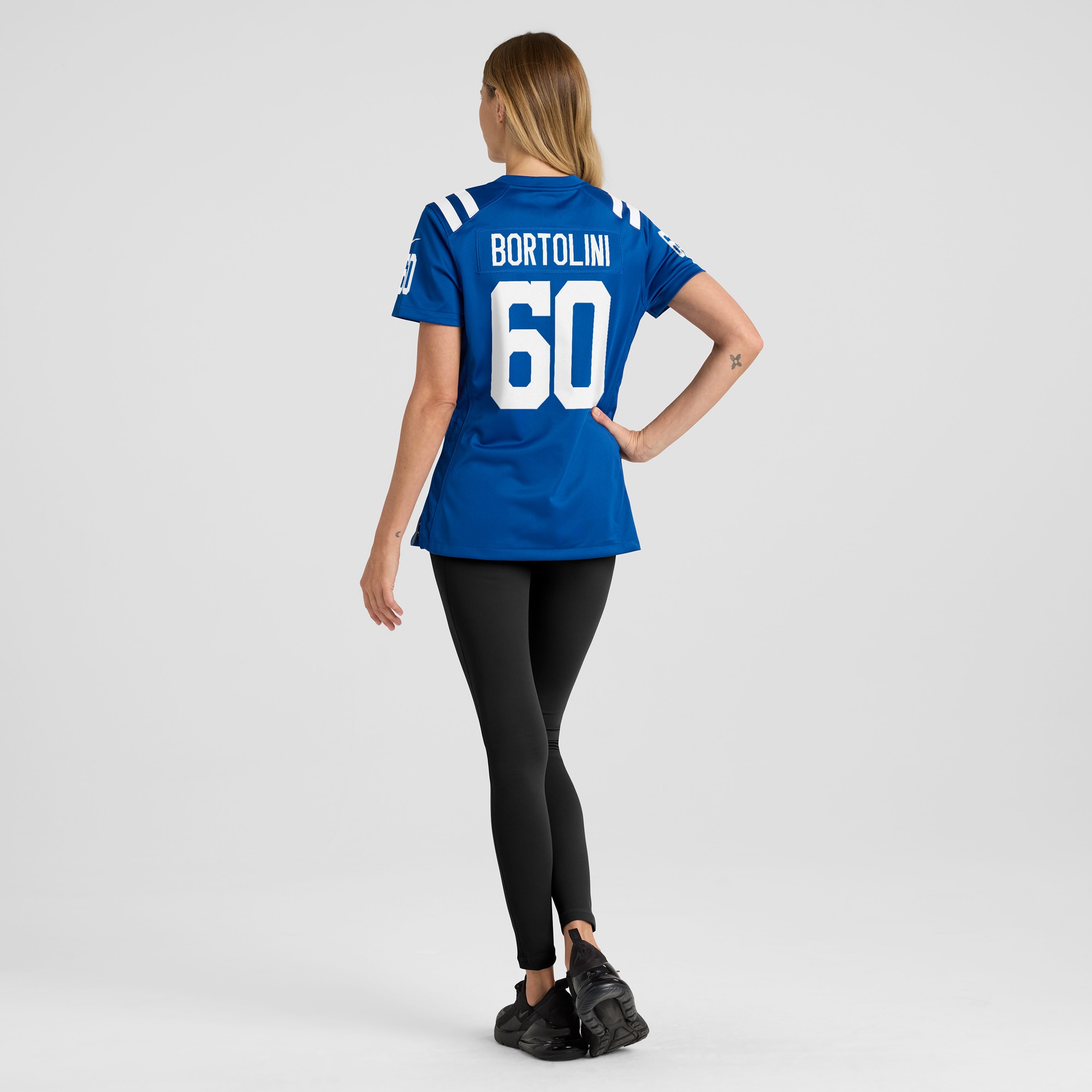 Indianapolis Colts Tanor Bortolini Royal Game NFL Jersey Women's