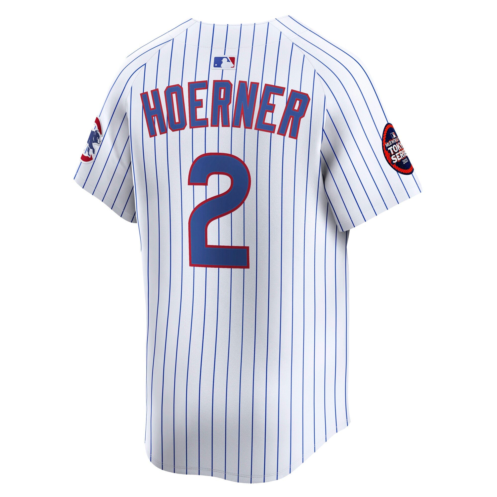 Chicago Cubs Nico Hoerner White 2025 World Tour: Tokyo Series Home Limited Player MLB Jersey Men's
