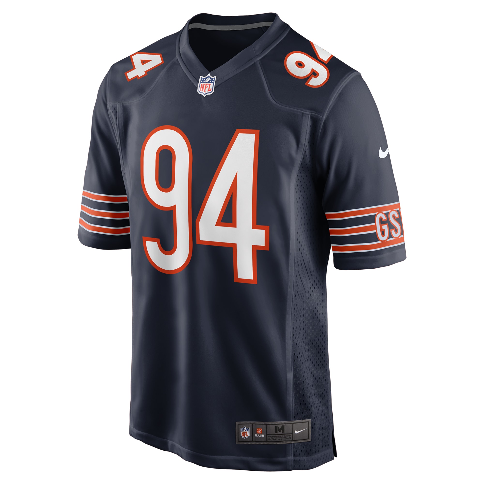 Chicago Bears Austin Booker Navy Game NFL Jersey Men's