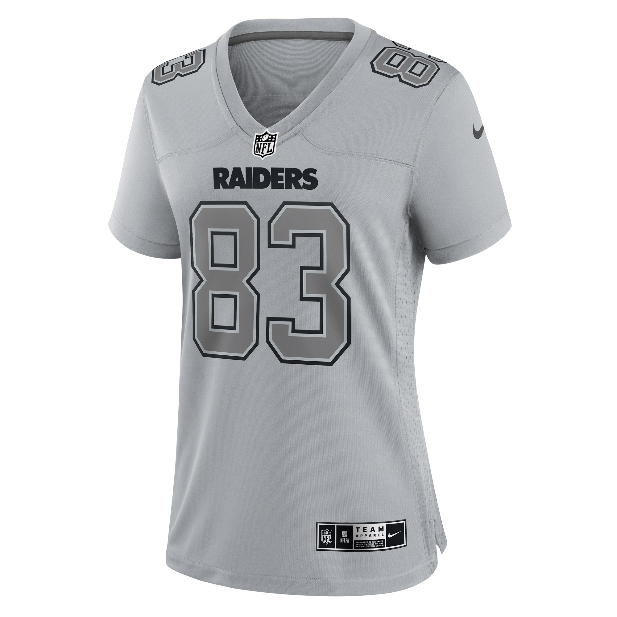 Las Vegas Raiders Darren Waller Gray Atmosphere Fashion Game NFL Jersey Women's