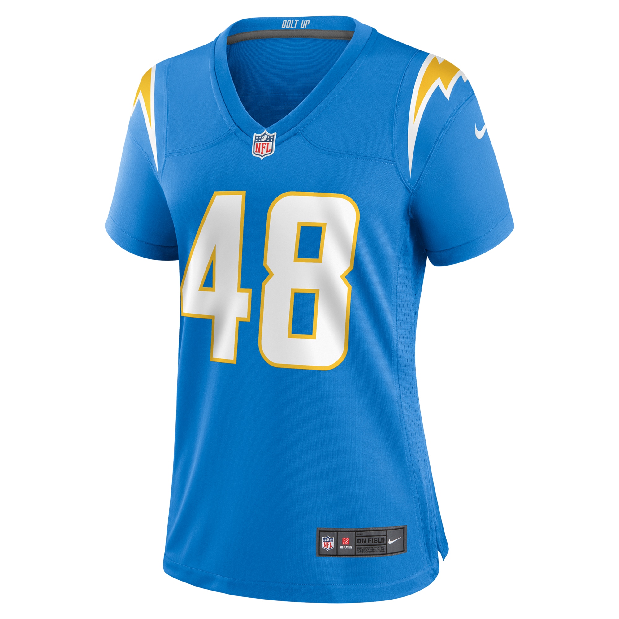 Los Angeles Chargers Bud Dupree Powder Blue Team Game NFL Jersey Women's