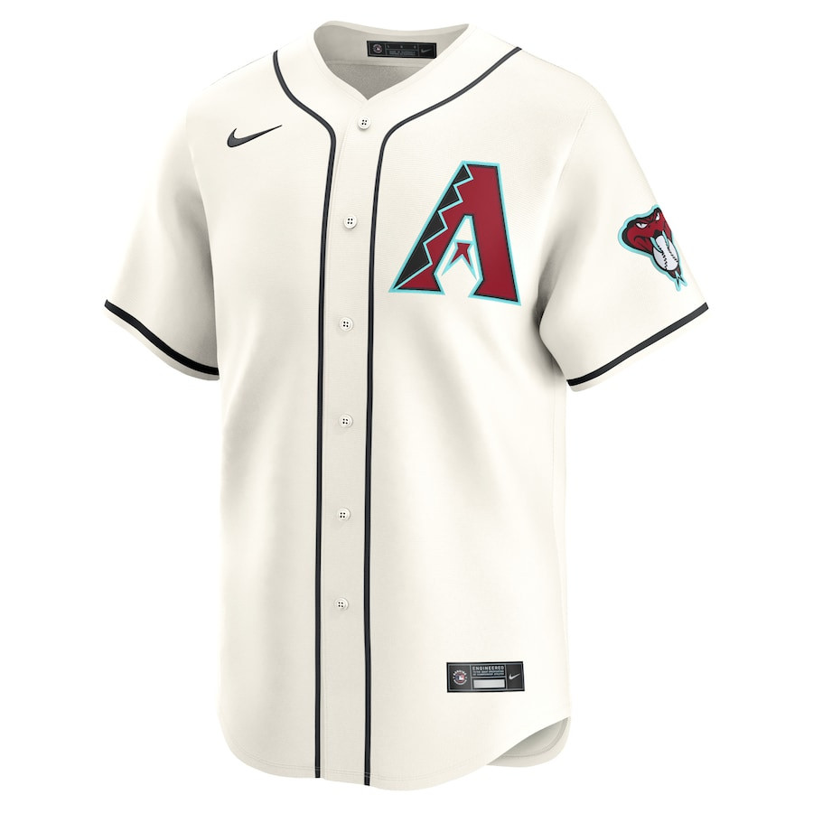 Arizona Diamondbacks Home Limited Custom White MLB Jersey Youth