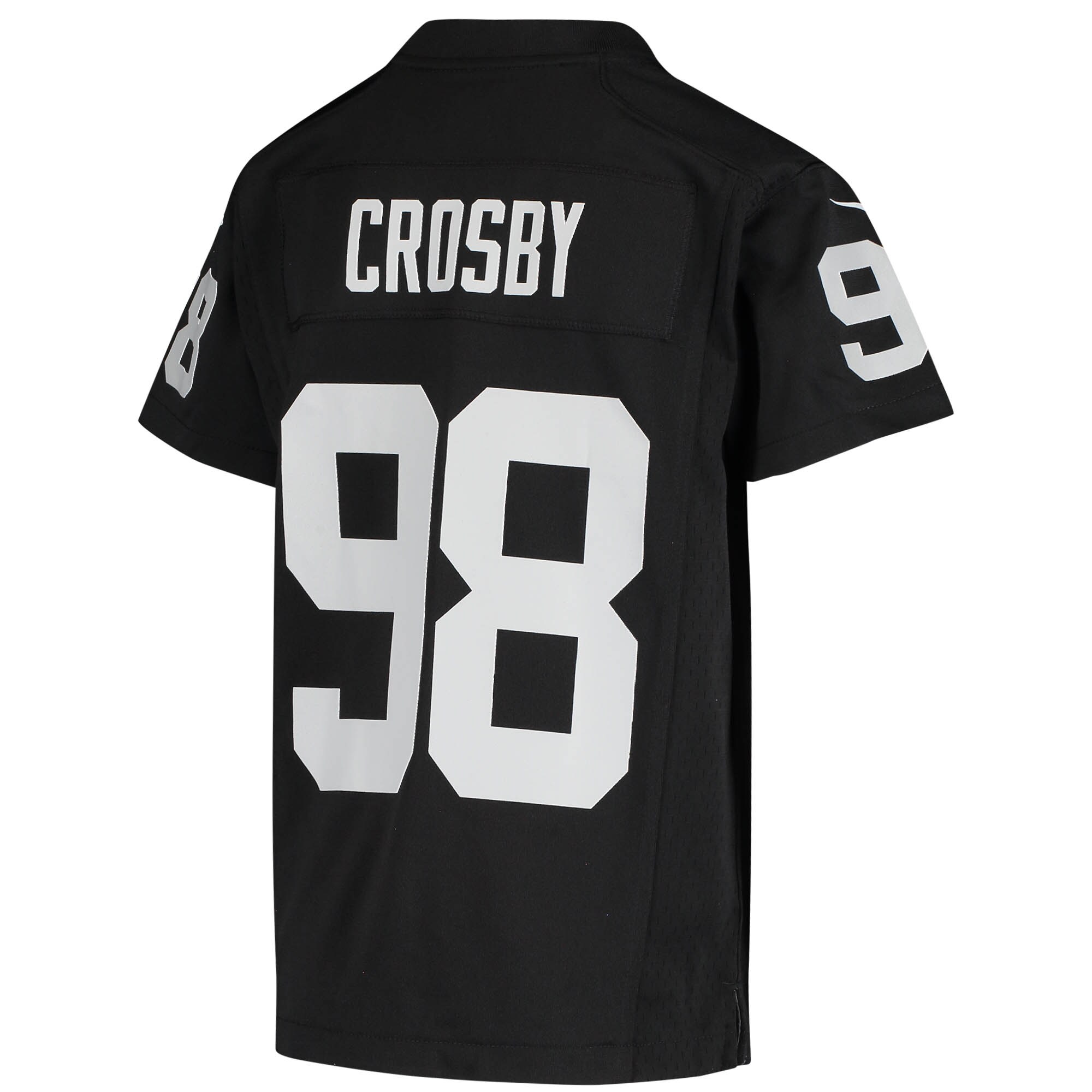 Las Vegas Raiders Maxx Crosby Black Game NFL Jersey Youth