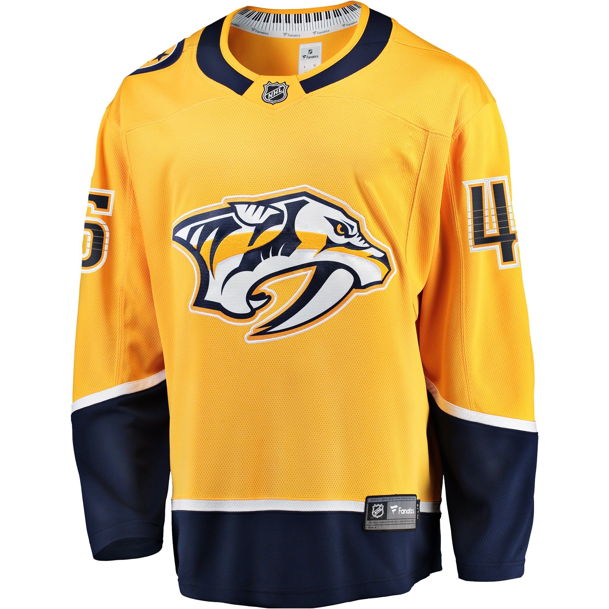 Nashville Predators Alexandre Carrier Gold Premier Breakaway Player NHL Jersey Men's