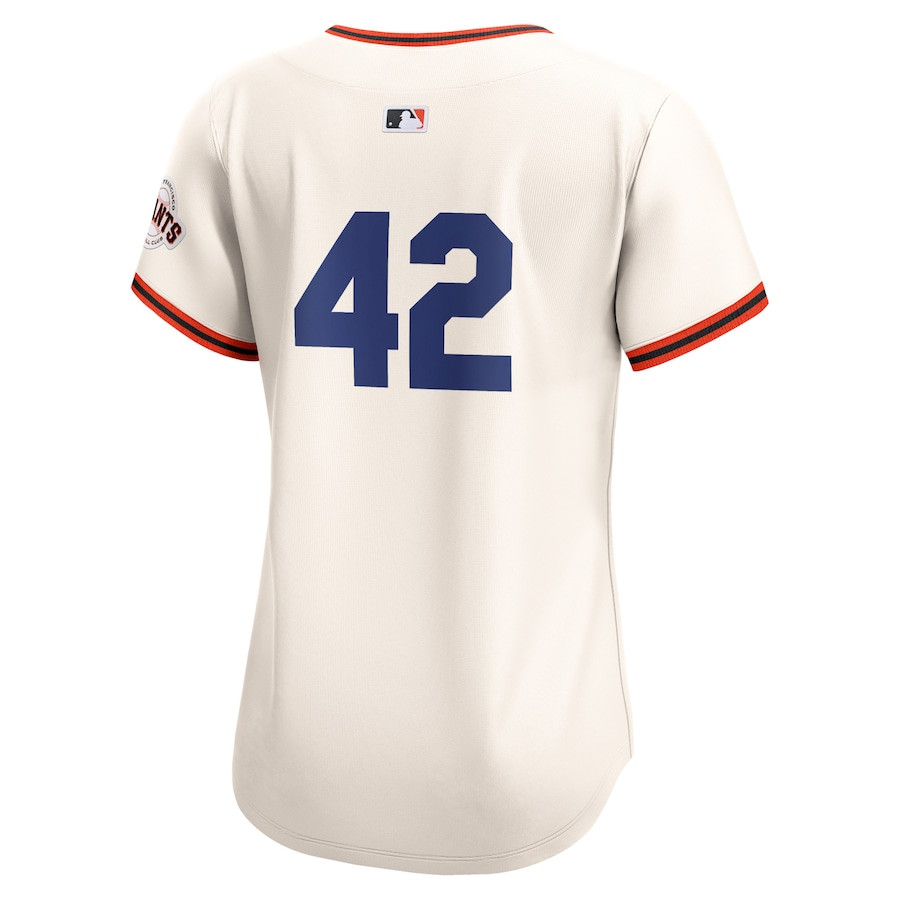San Francisco Giants 2024 Jackie Robinson Day Home Limited Cream MLB Jersey Women's