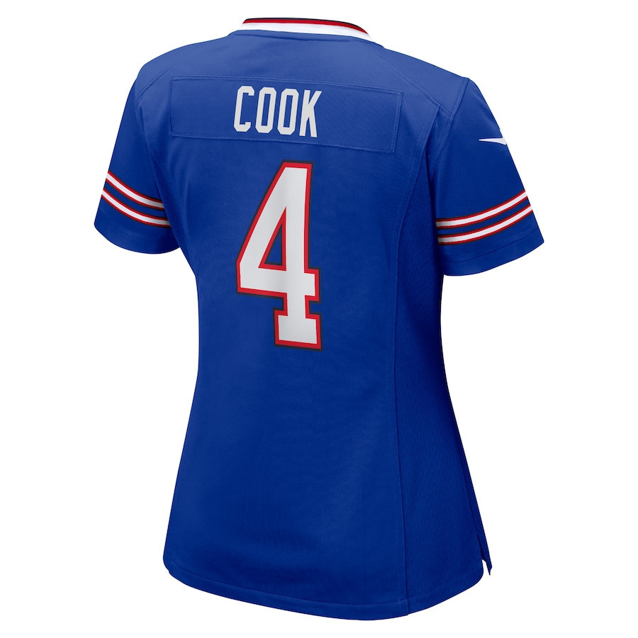 James Cook #4 Buffalo Bills Super Bowl LIX Royal NFL Jersey Women's