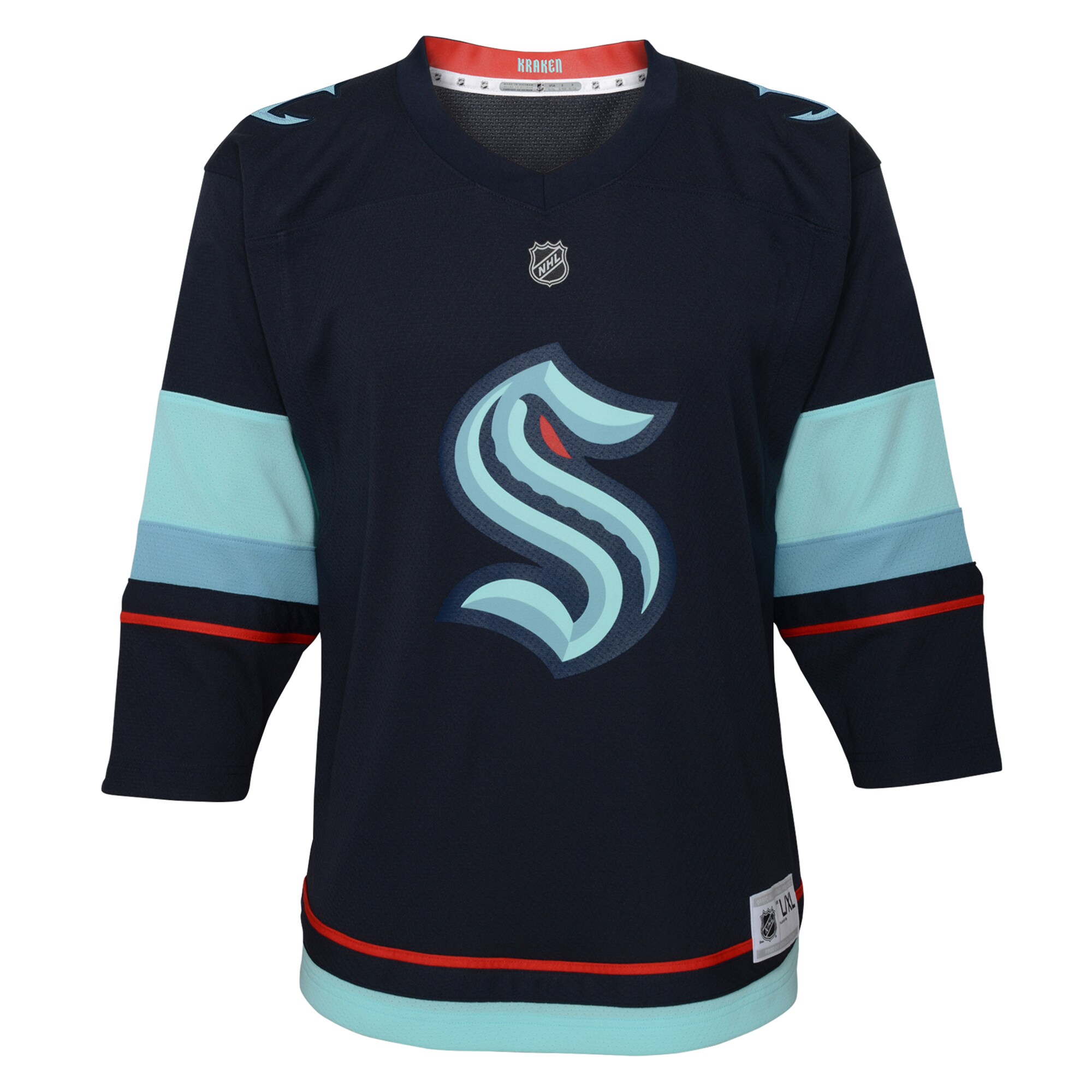 Seattle Kraken Navy Home NHL Jersey Youth