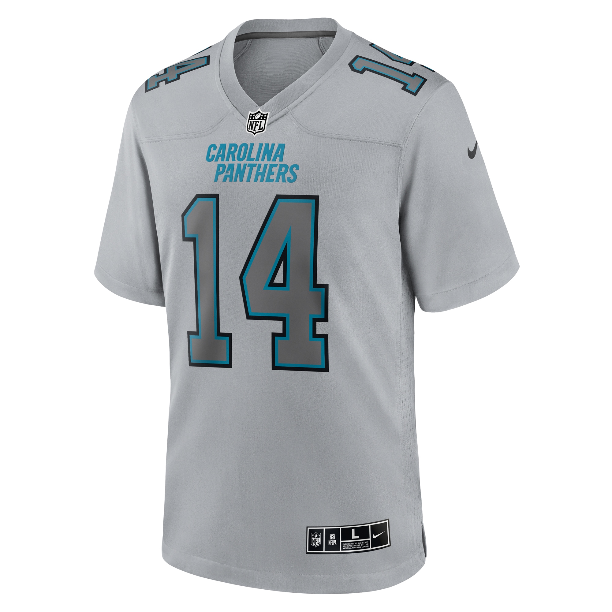 Carolina Panthers Sam Darnold Gray Atmosphere Fashion Game NFL Jersey Men's