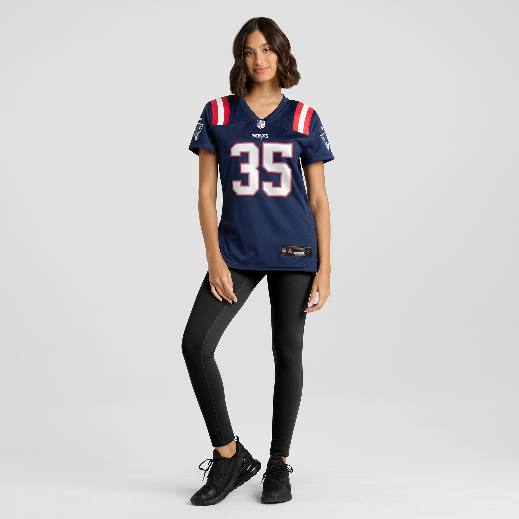 New England Patriots Miles Battle Navy Game NFL Jersey Women's