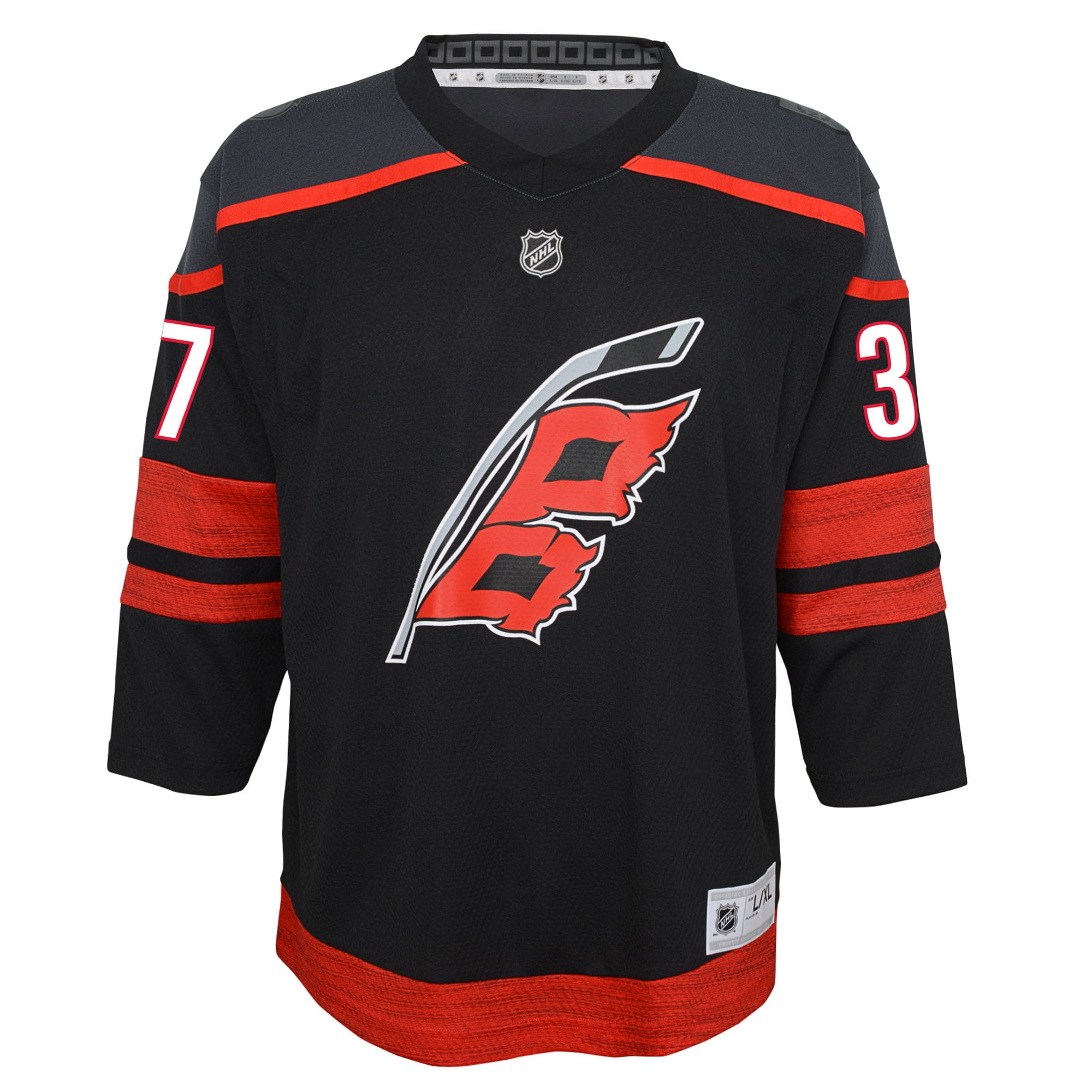 Carolina Hurricanes Andrei Svechnikov Black Alternate Player NHL Jersey Youth