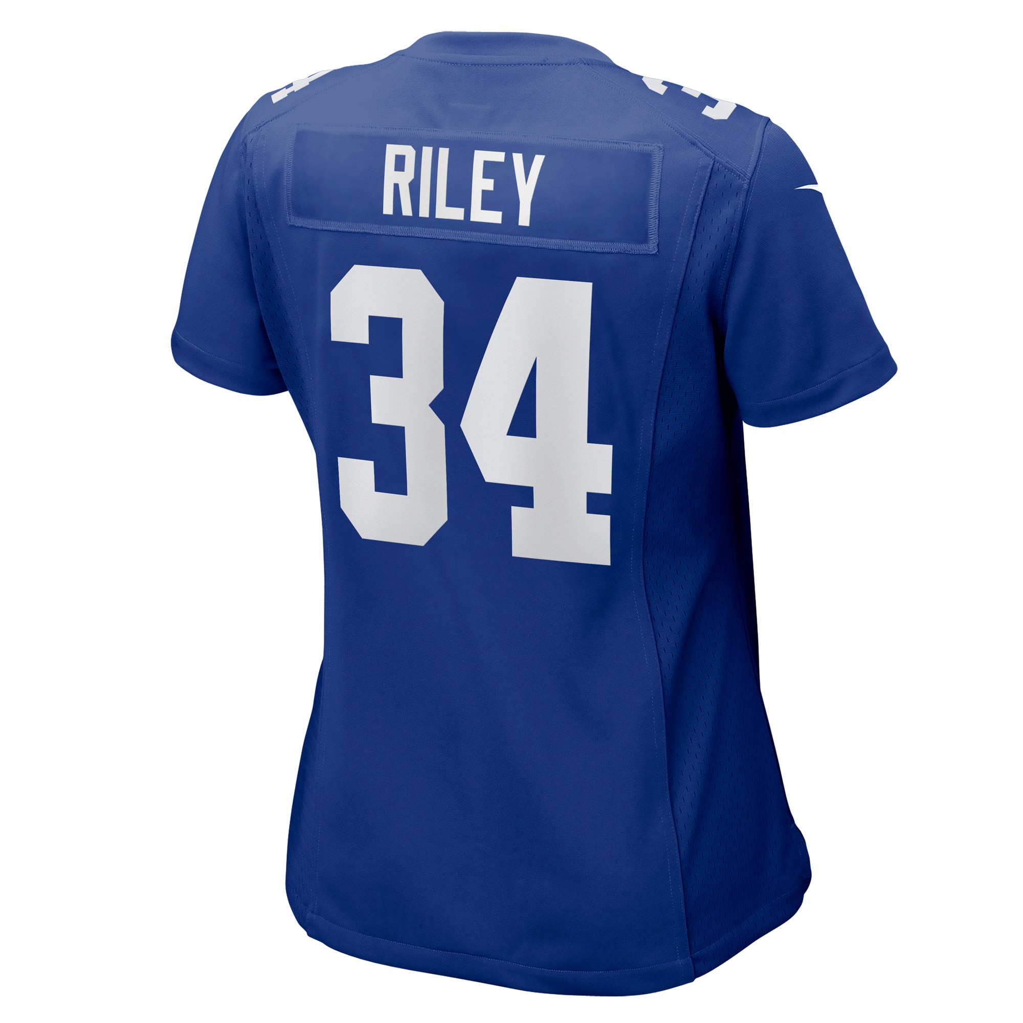 New York Giants Elijah Riley Royal Game NFL Jersey Women's