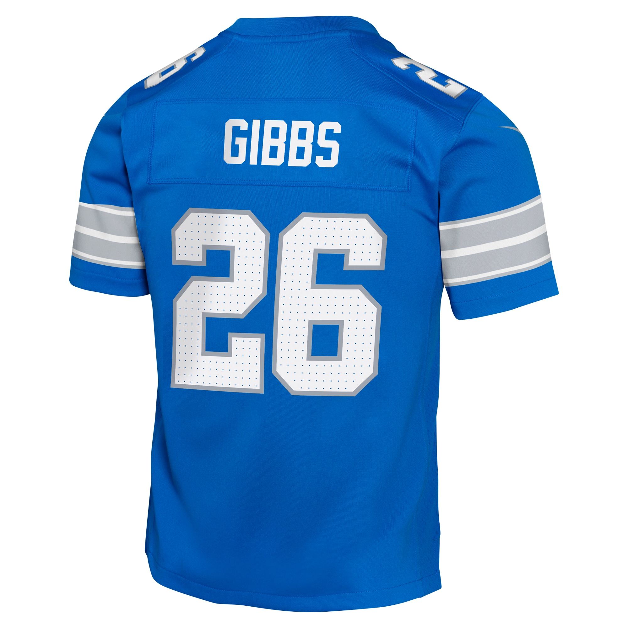 Detroit Lions Jahmyr Gibbs Blue Team Player Game NFL Jersey Youth