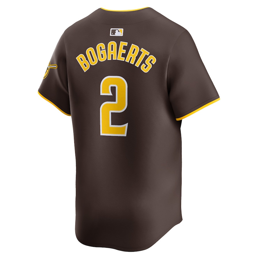 Xander Bogaerts 2 San Diego Padres Away Limited Player Brown MLB Jersey Men's