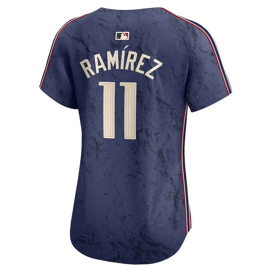 Jos? Ram?rez 11 Cleveland Guardians 2024 City Connect Limited Navy MLB Jersey Women's