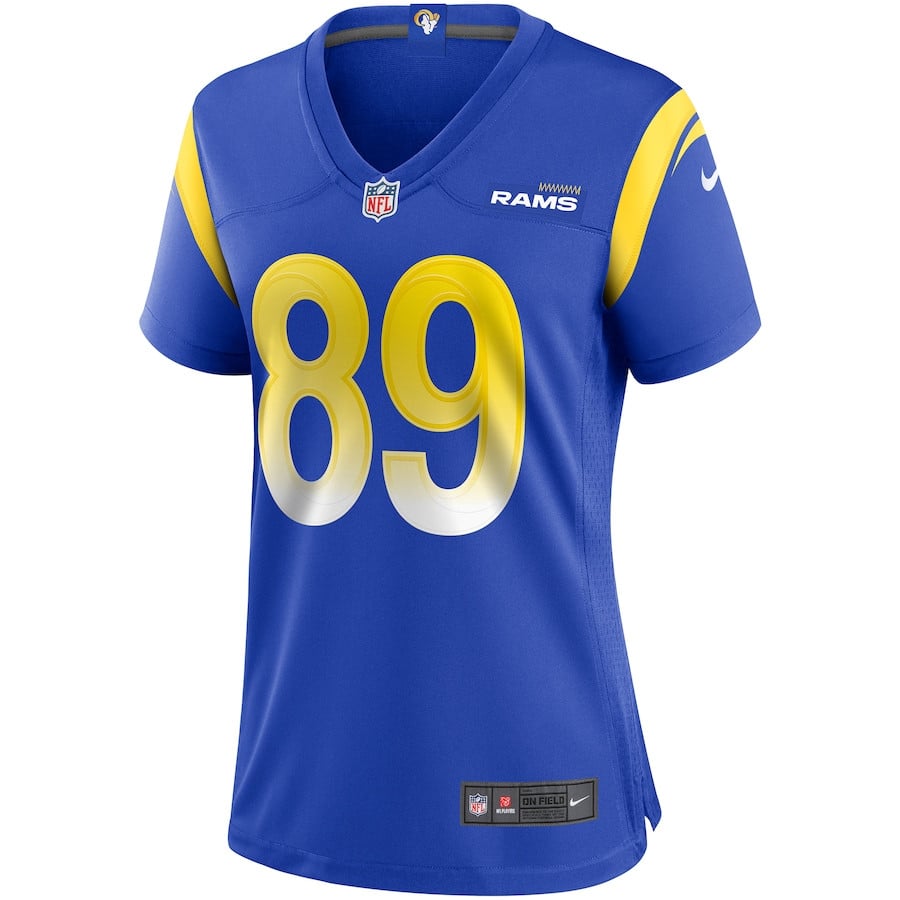 Tyler Higbee 89 Los Angeles Rams Game Royal NFL Jersey Women's