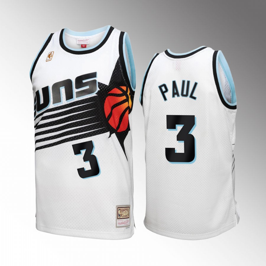 Phoenix Suns Chris Paul White Reload 3.0 Mitchell Ness NBA Jersey Men's