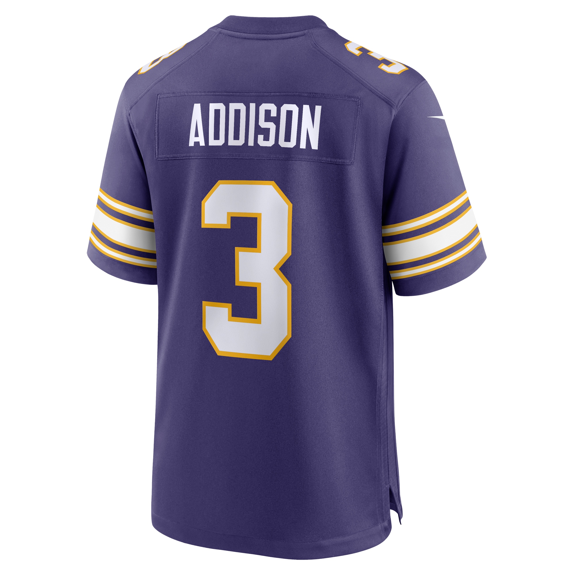 Minnesota Vikings Addison Purple Classic Player Game NFL Jersey Men's